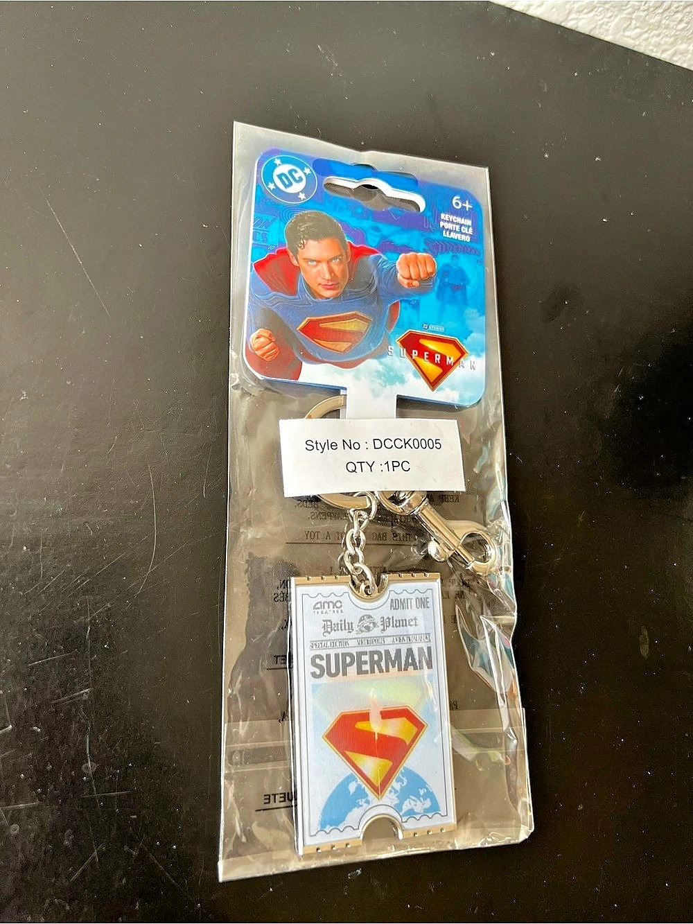 *RARE* Loungefly DC Comics SUPERMAN 2025 Movie Genesis Lenticular Keychain - NWT